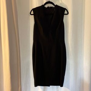 White House Black Market size 10 little back dress sleeveless V Neck